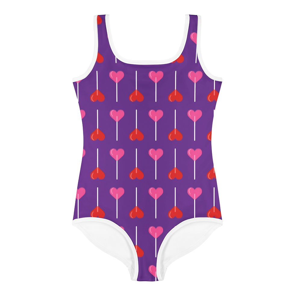 Royal Love Suckers Mix Kids Swimsuit