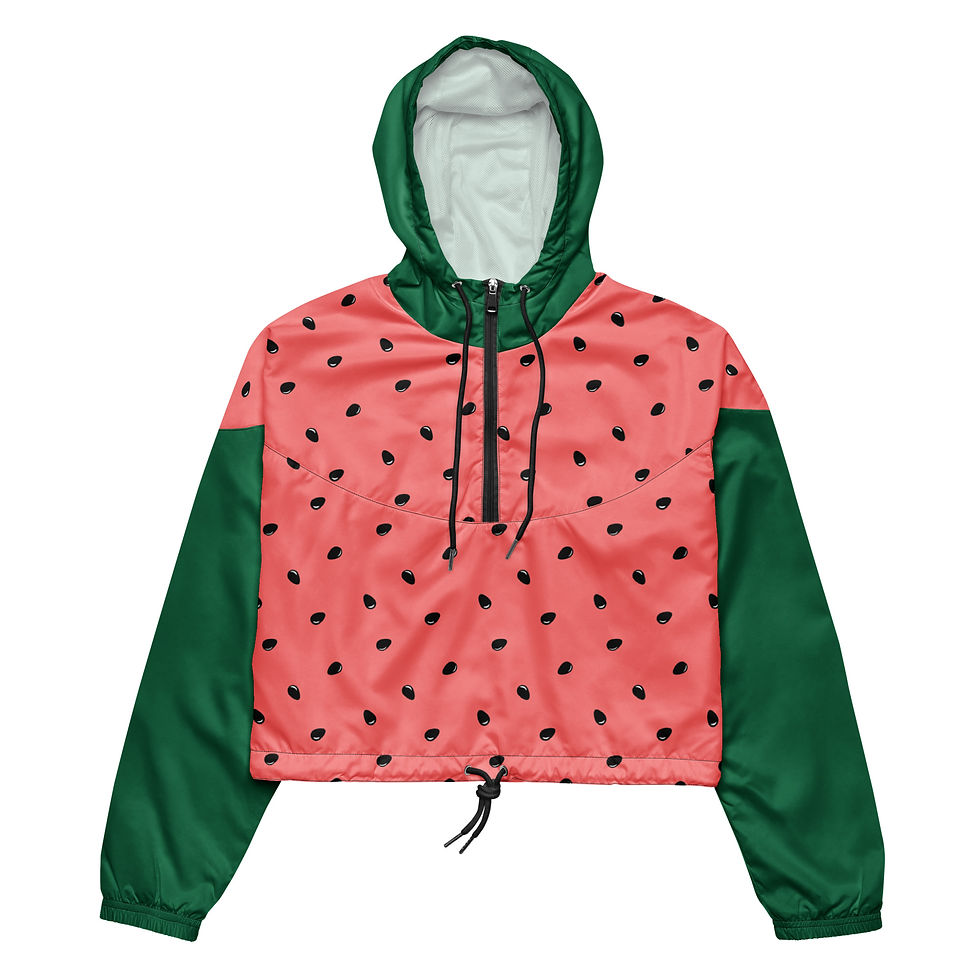 Lightmelon Women’s Cropped Windbreaker