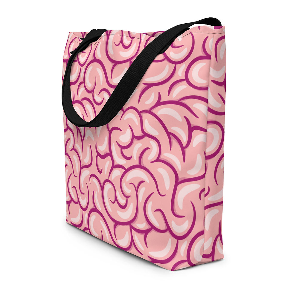 Anatomy Brain Large Tote Bag