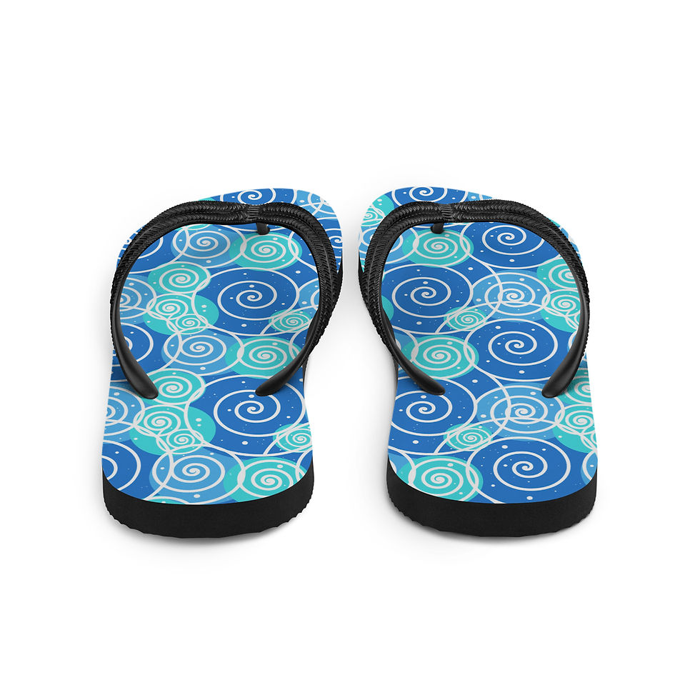 Thumbnail: Save The Ocean Ripples Flip-Flops