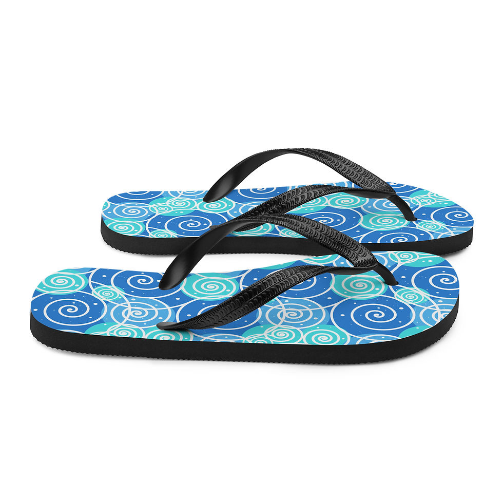 Thumbnail: Save The Ocean Ripples Flip-Flops