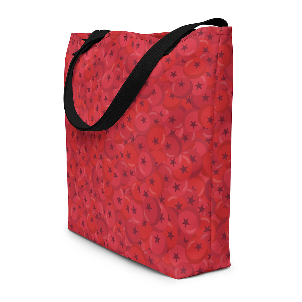 Cranberries Medley Large Tote Bag