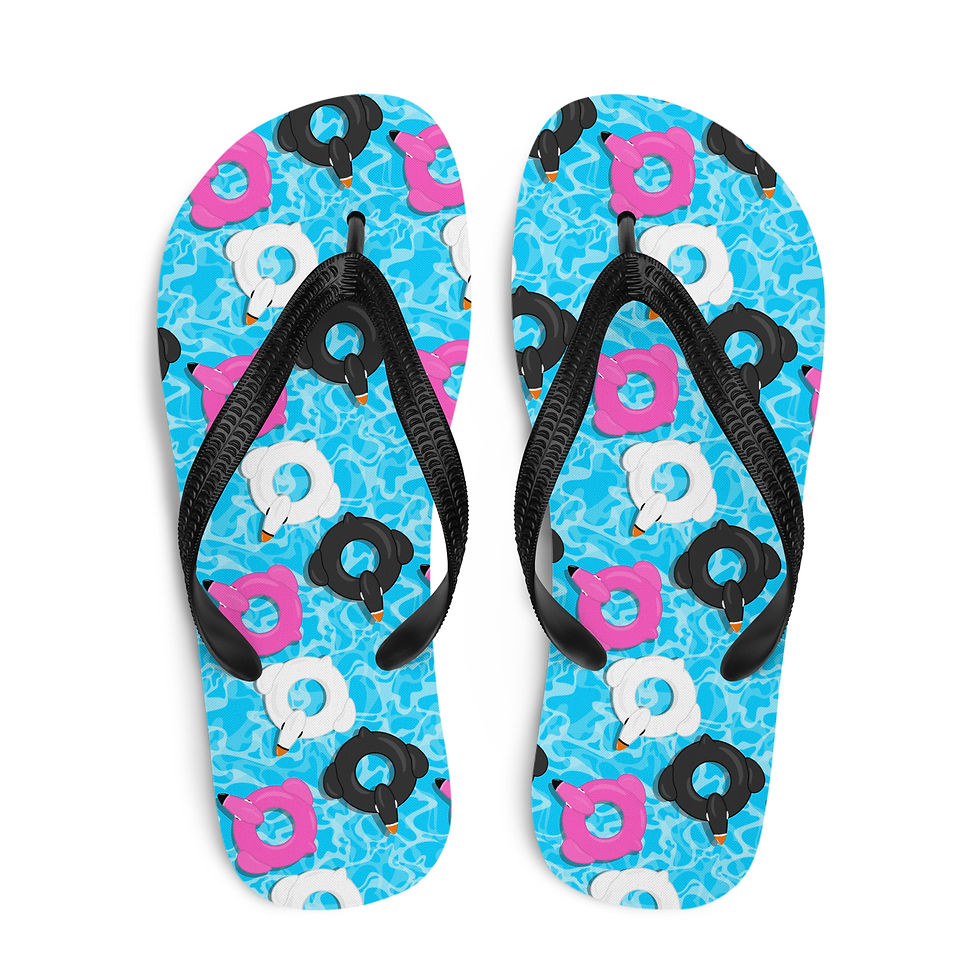 Birds of a Feather Floaties Flip-Flops