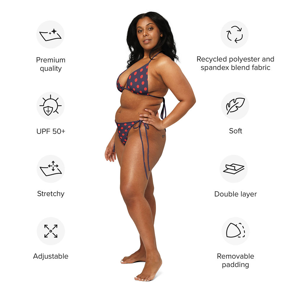 Thumbnail: Poison Apple Dots String Bikini