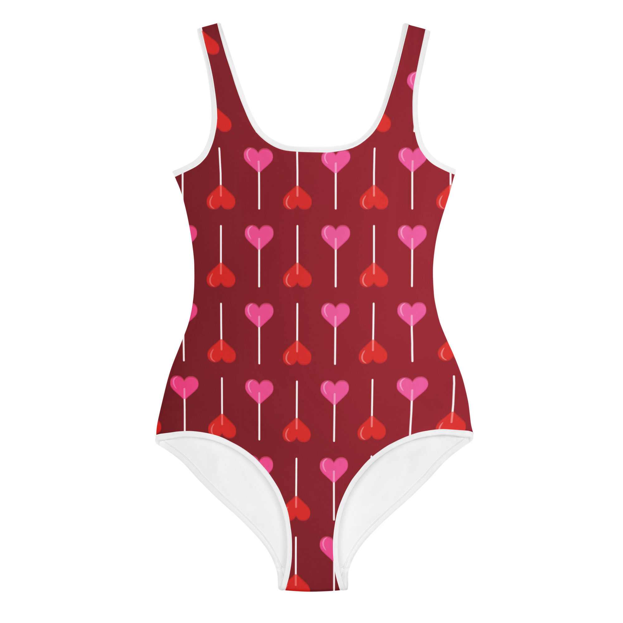 Rosy Love Suckers Mix Youth Swimsuit