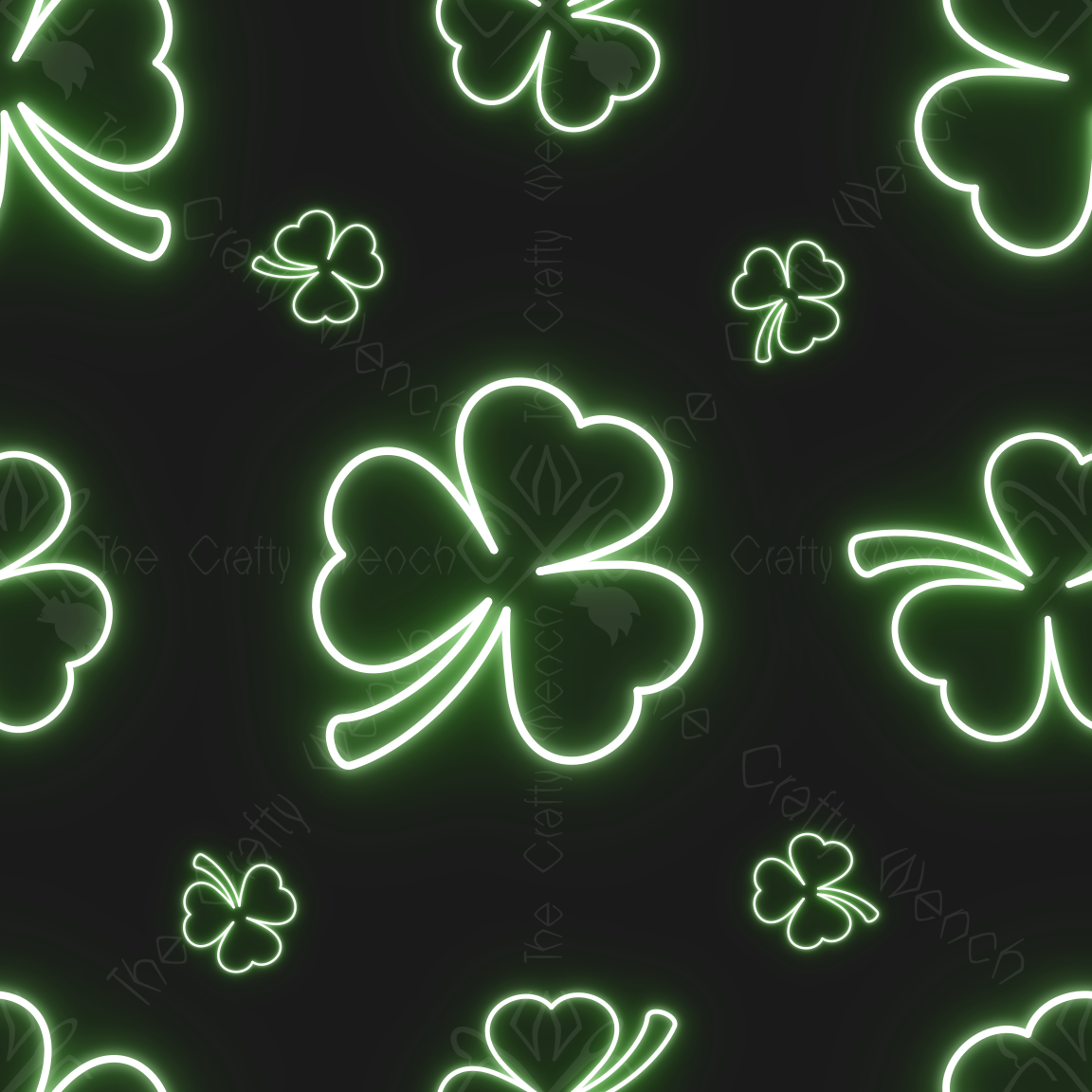 Neon Shamrocks