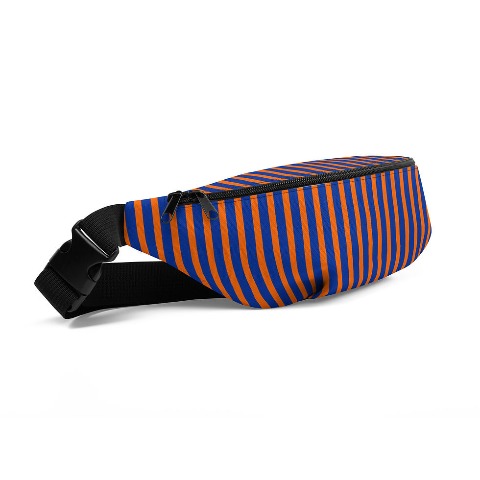 Orange Sky Stripes Fanny Pack