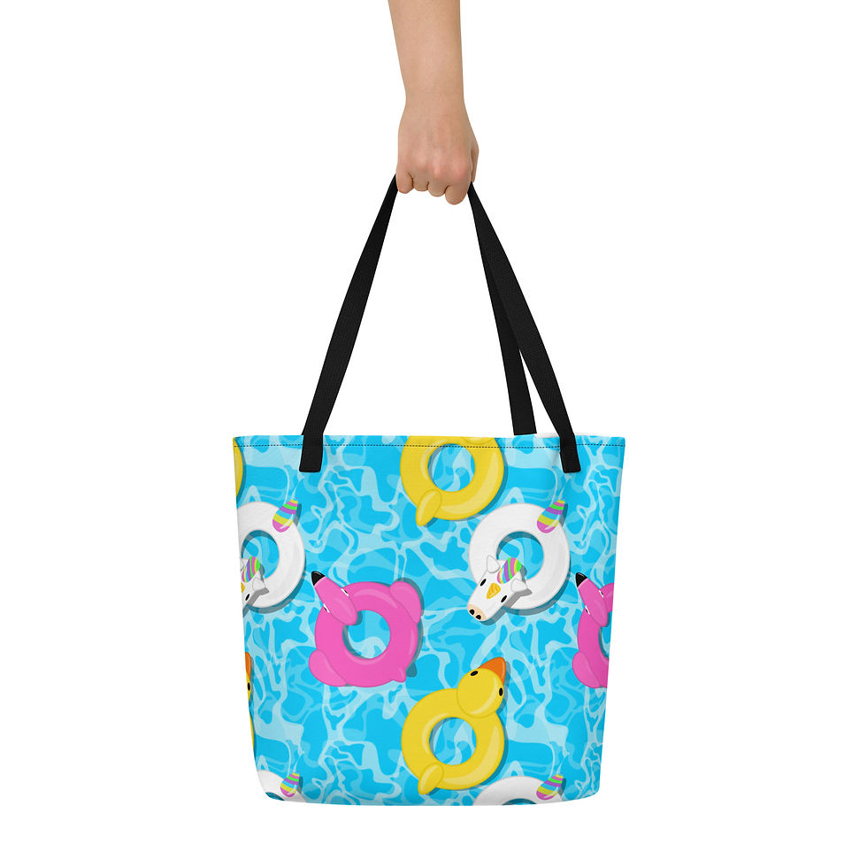 Thumbnail: Classic Floaties Large Tote Bag