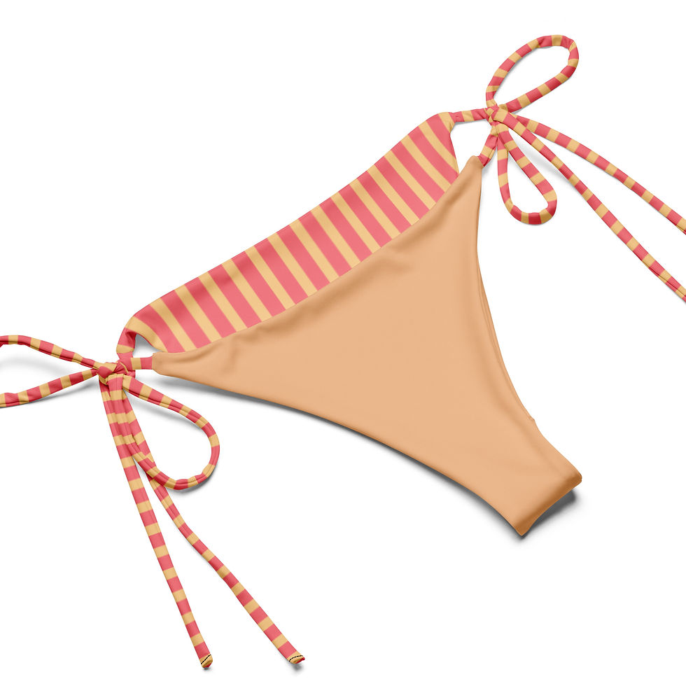 Thumbnail: Bubba Shrimp Stripes String Bikini