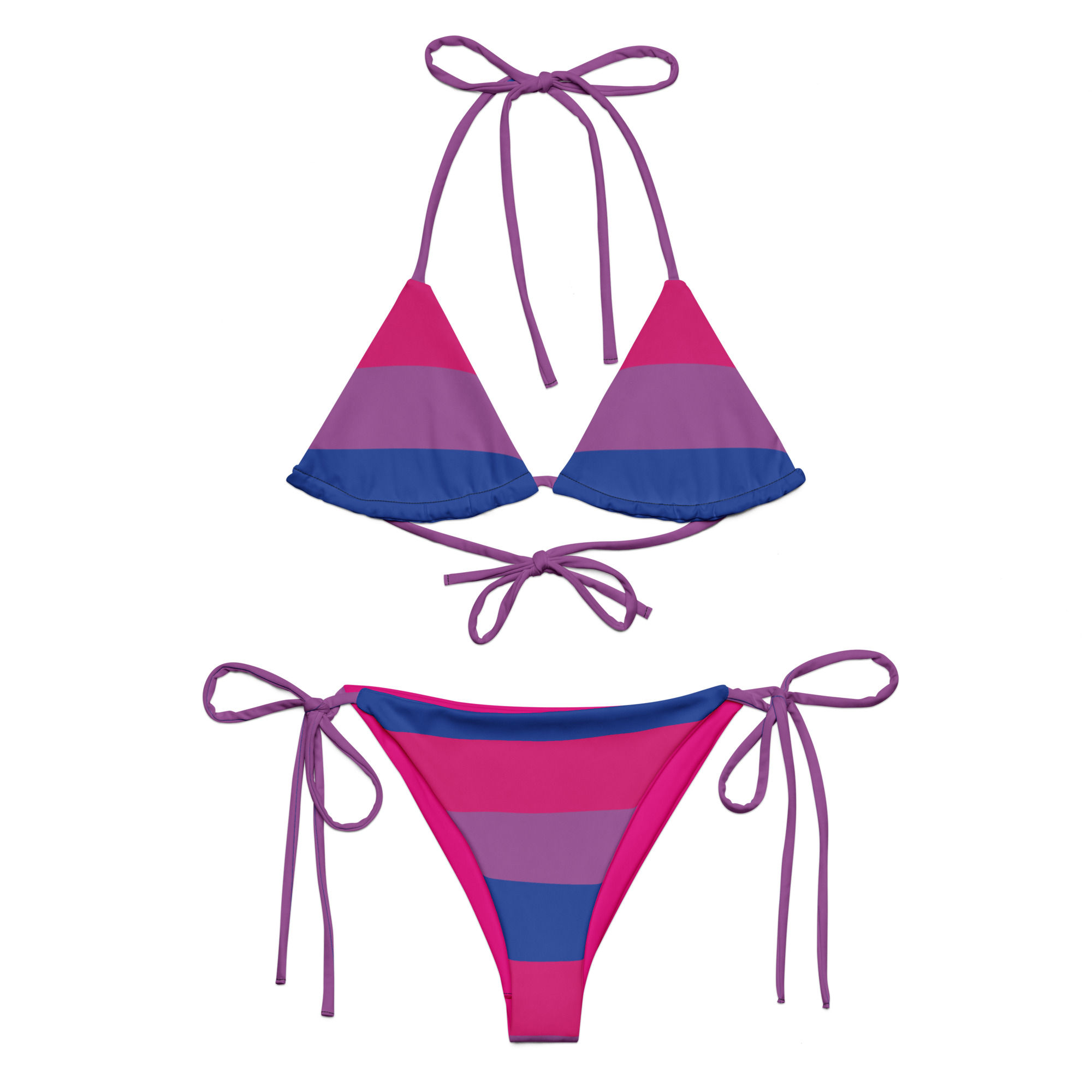 Bi Flag String Bikini