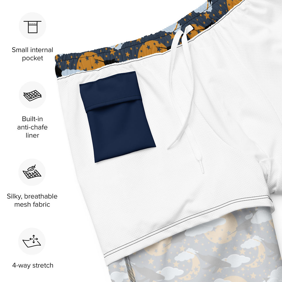 Thumbnail: Cozy Night Sky Dream Swim Trunks