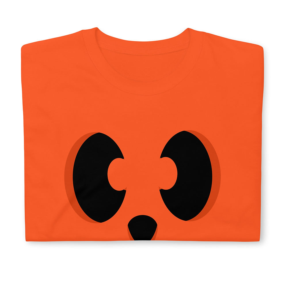 Thumbnail: Goofy Pumpkin Face Unisex T-Shirt