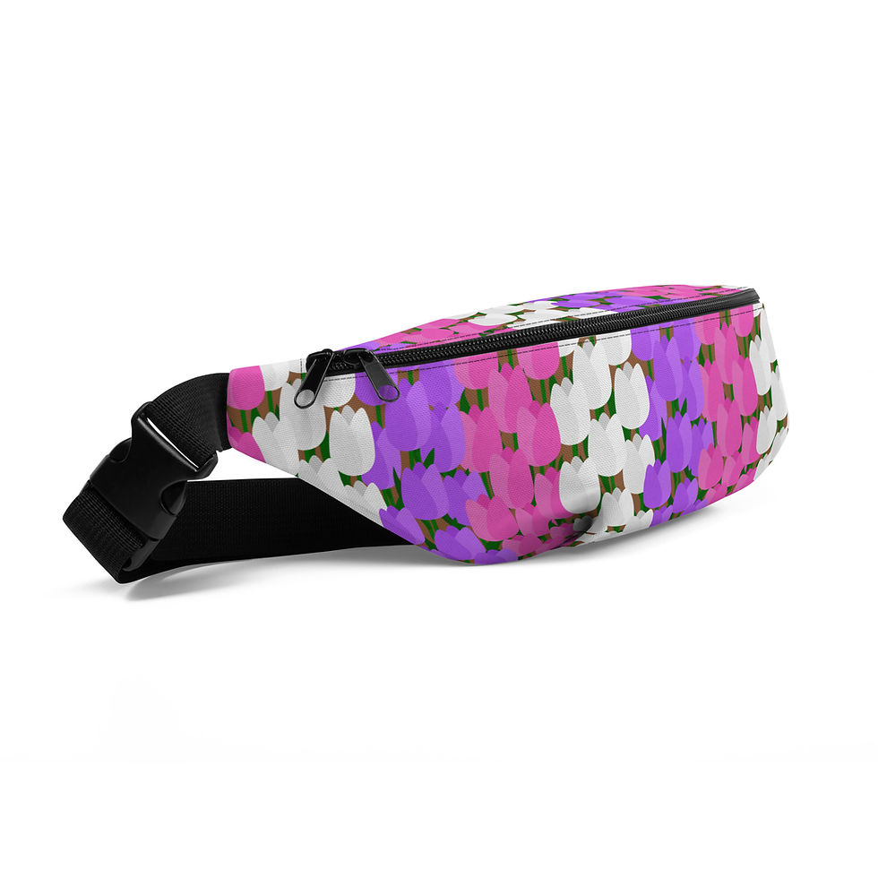 Spring Tulip Field Fanny Pack