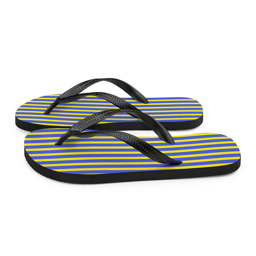Thumbnail: Swim Trunks Stripes Flip-Flops