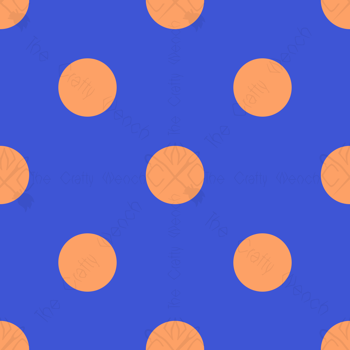 Blue Summer Dots