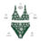 Thumbnail: Pine Snowflakes High-Waisted Bikini