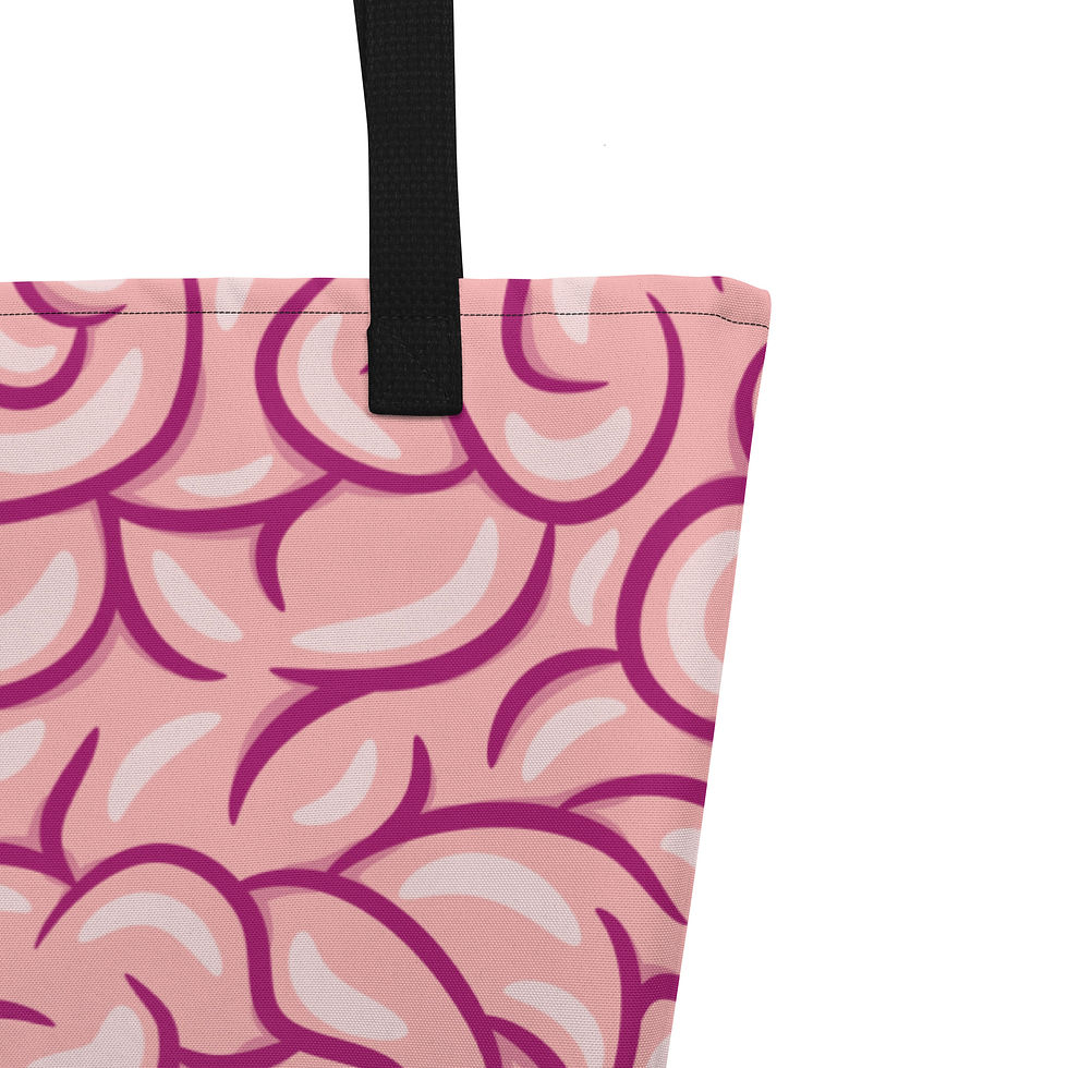 Anatomy Brain Large Tote Bag