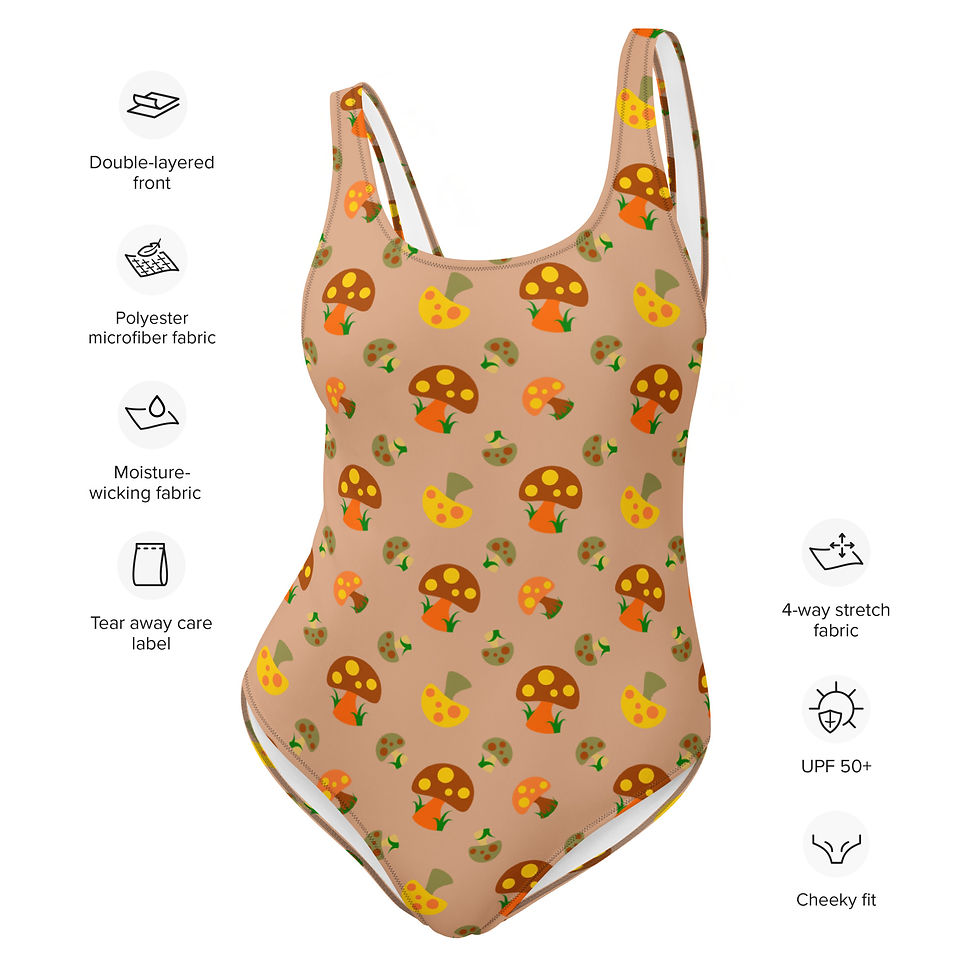 Thumbnail: 70s Mush One-Piece Swimsuit