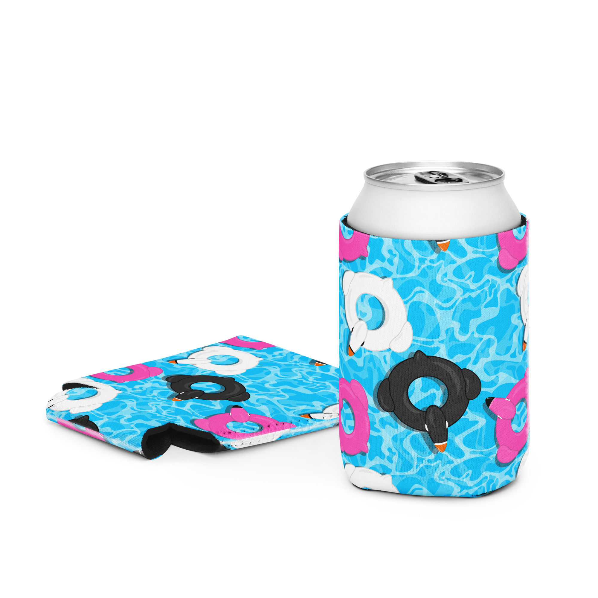 Birds of a Feather Floaties Can Coozie