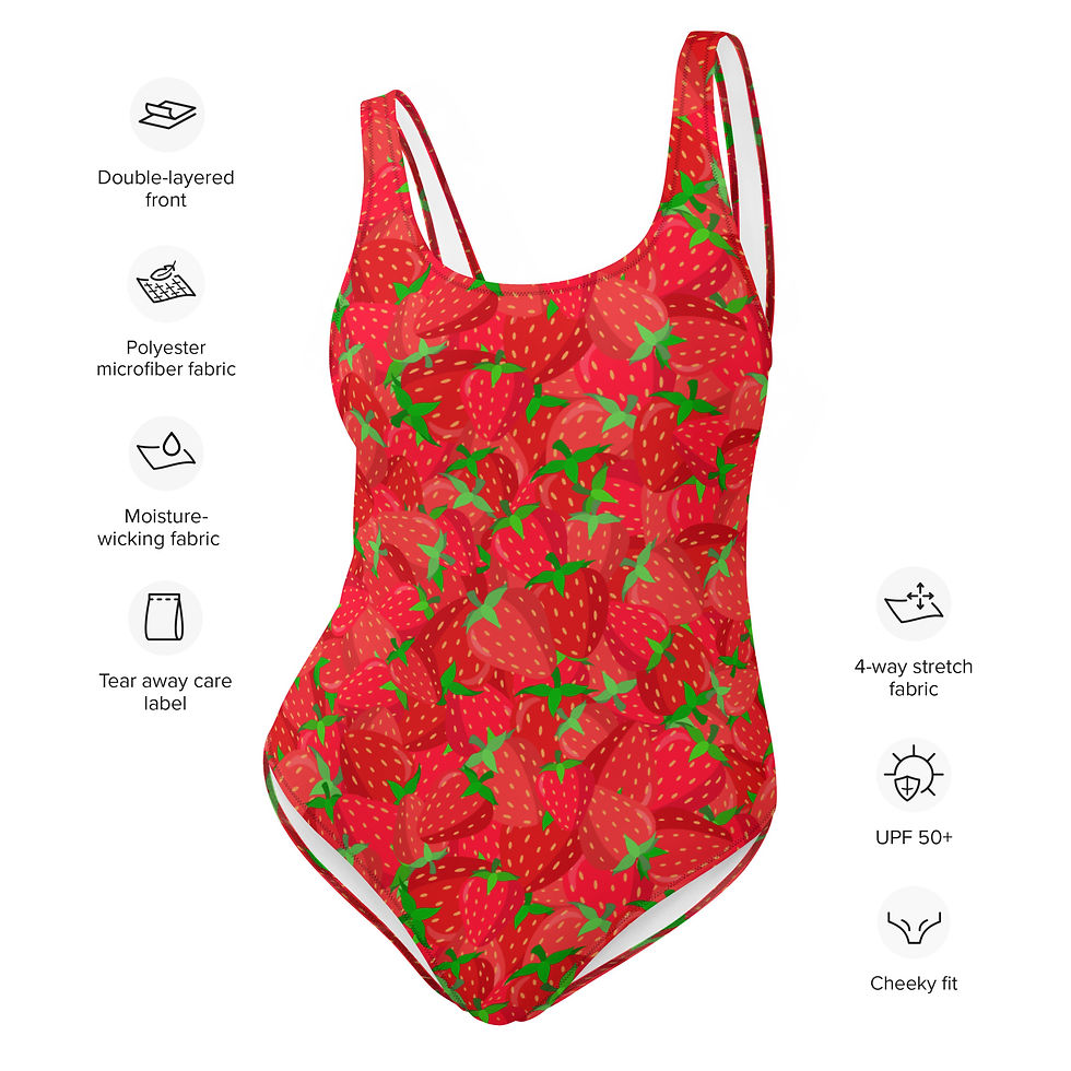 Thumbnail: Strawberry Medley One-Piece Swimsuit