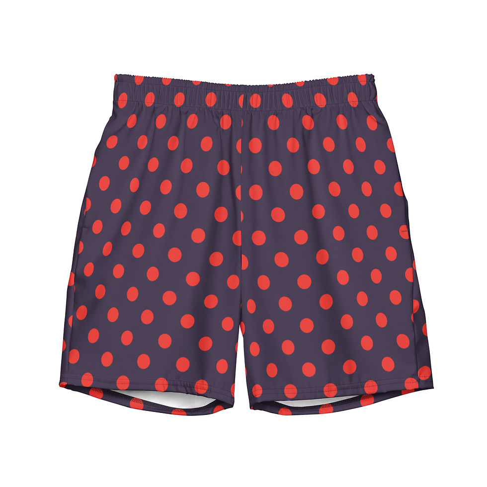 Poison Apple Dots Swim Trunks