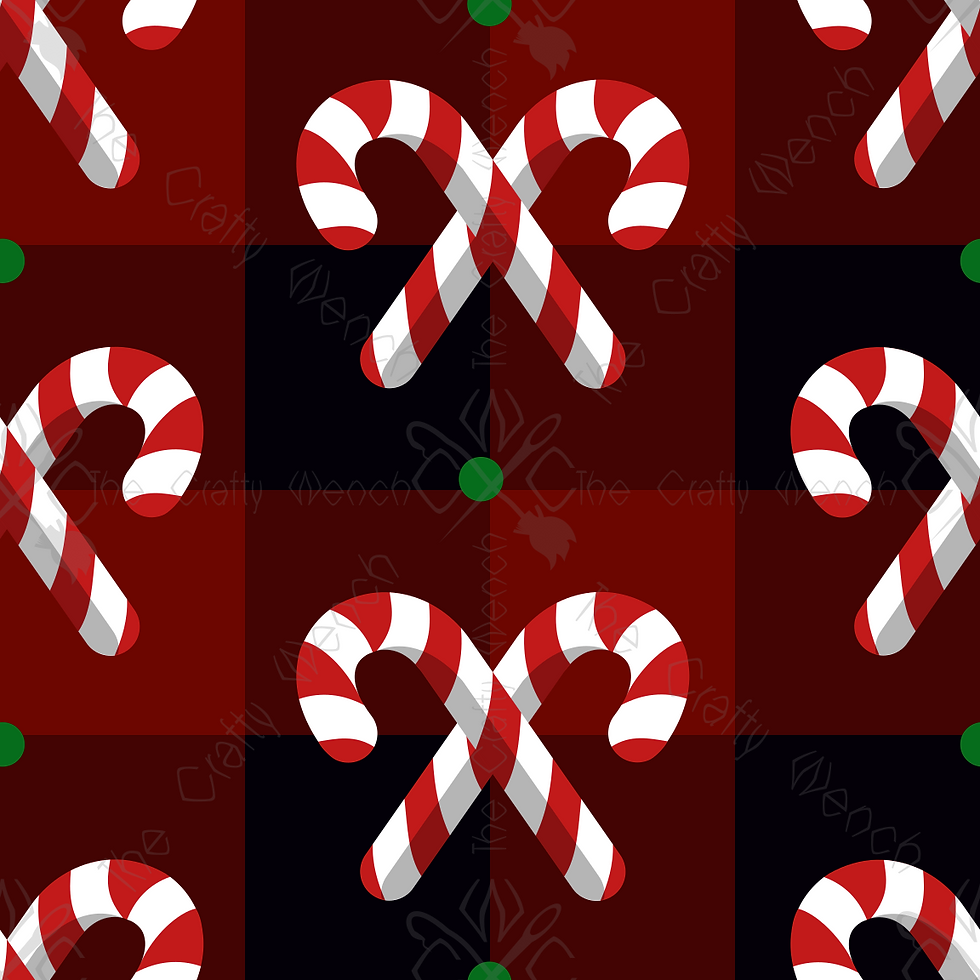 Candy Cross Red Plaid