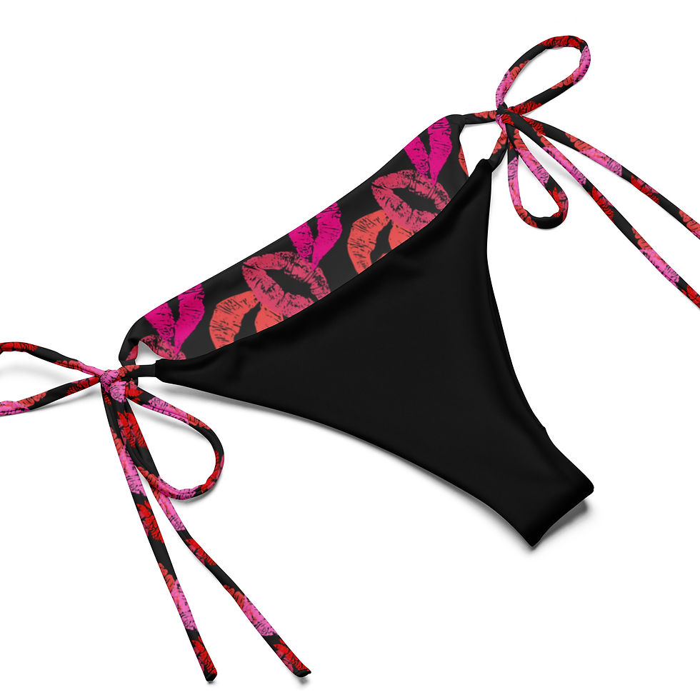 Thumbnail: Kiss Mark String Bikini