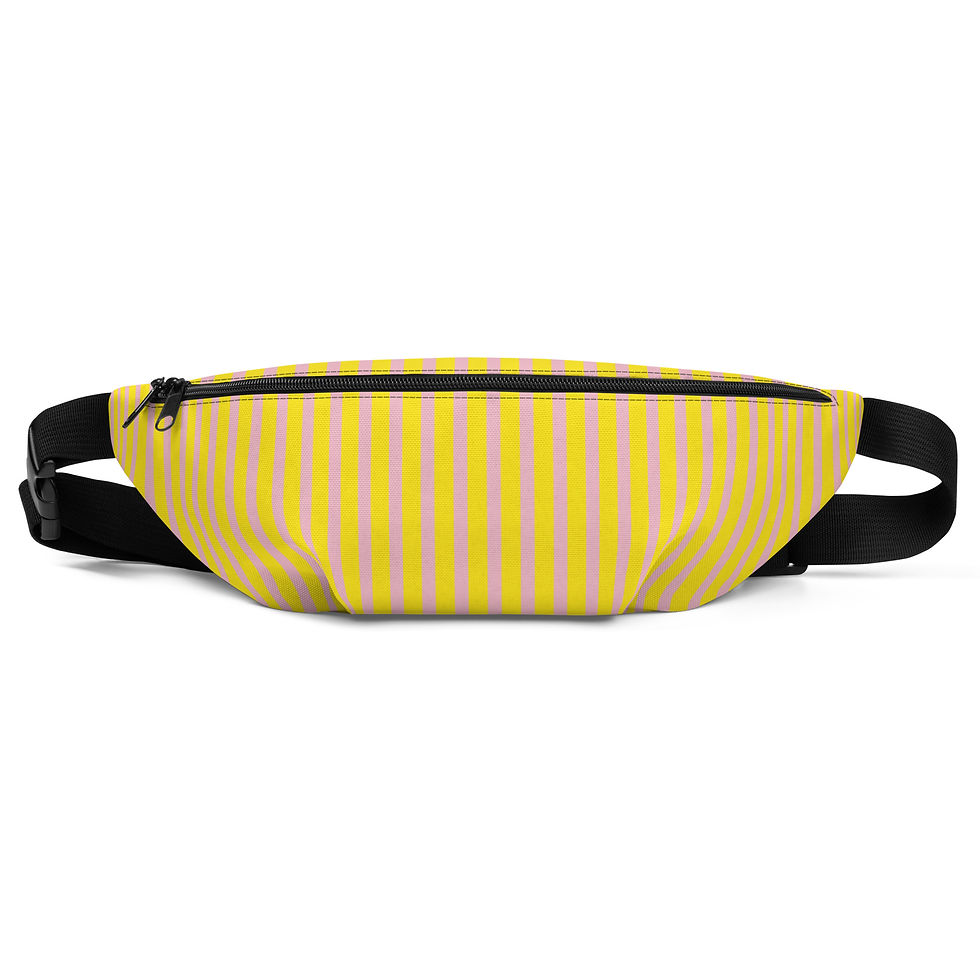 Cotton Candy Stripes Fanny Pack