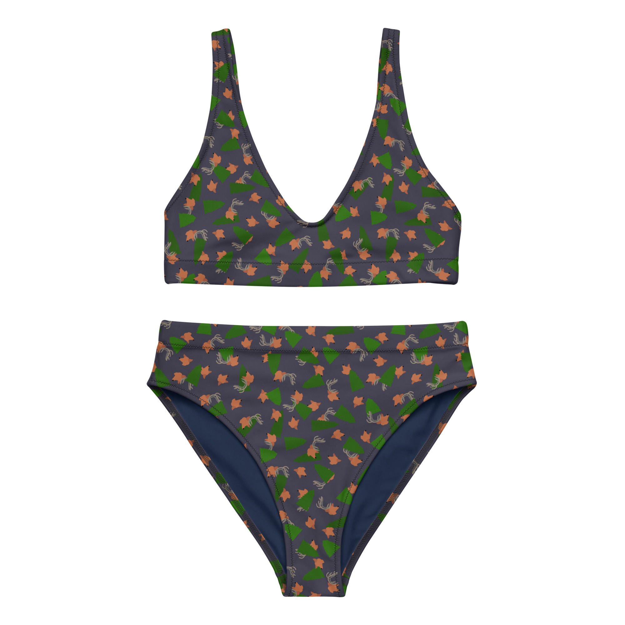 Oh Deer High-Waisted Bikini