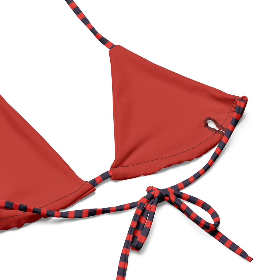 Thumbnail: Poison Apple Stripes String Bikini