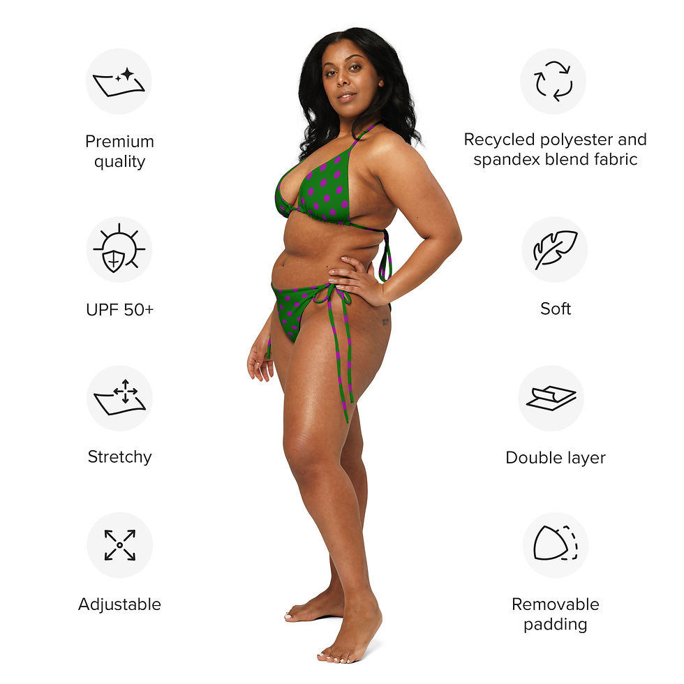Thumbnail: Classic Poison Dots String Bikini