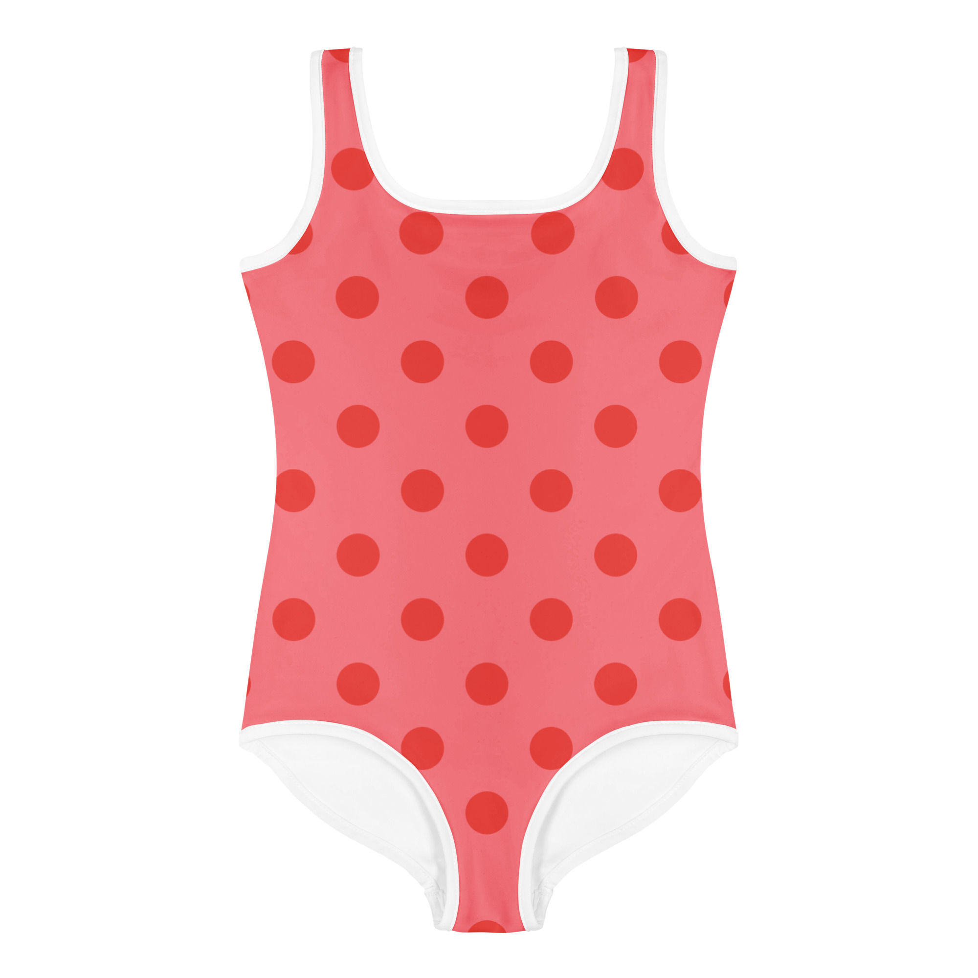 Valentines Dots Kids Swimsuit