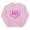 Thumbnail: Always His Pink Candy Heart Sweatshirt