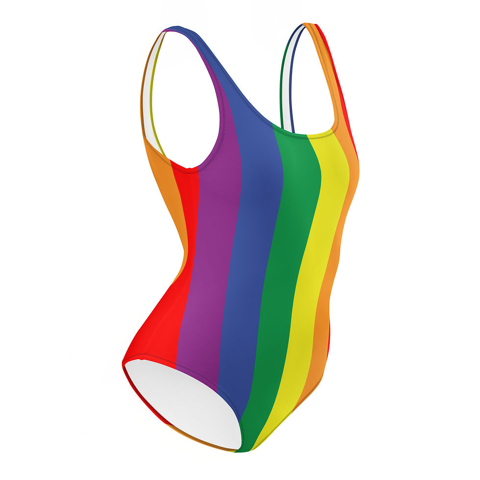 Pride Flag One-Piece Swimsuit