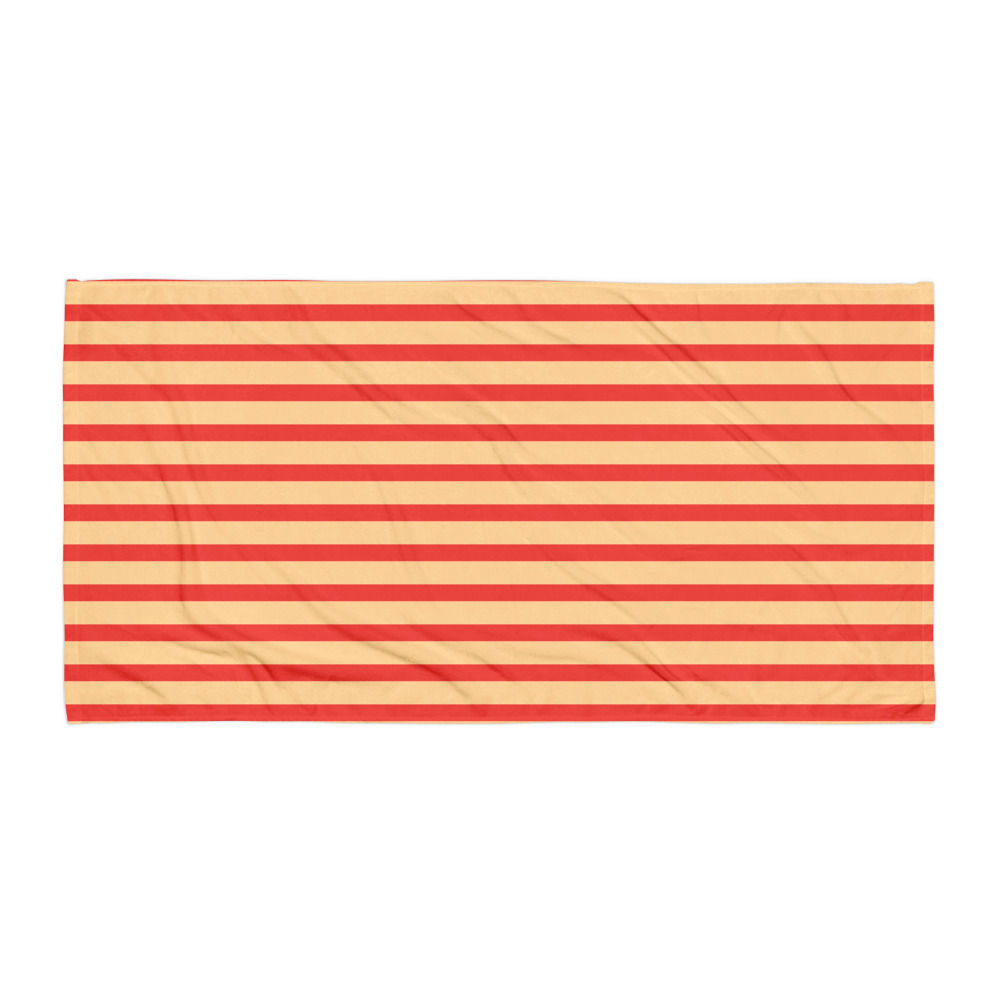 Cream Soda Stripes Towel