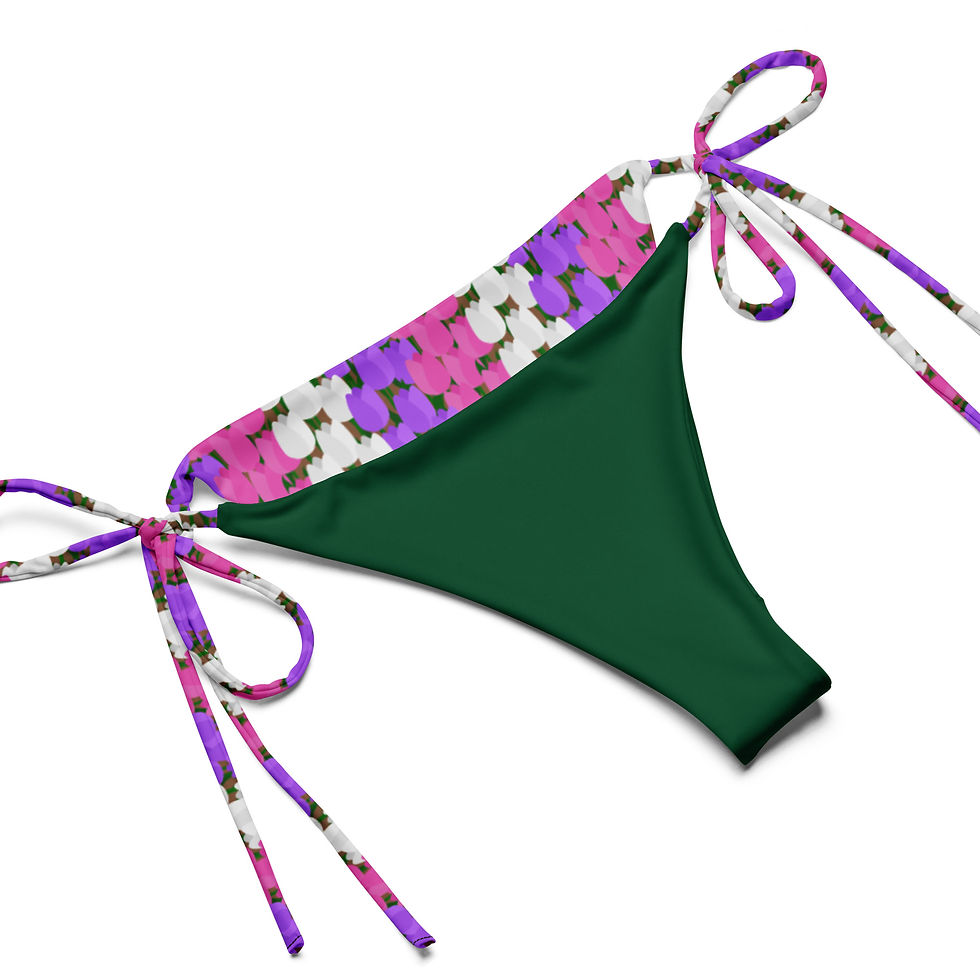 Thumbnail: Spring Tulip Field String Bikini
