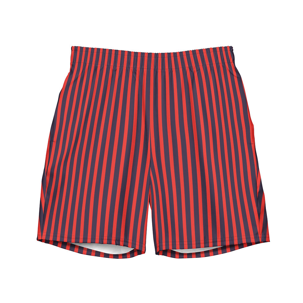 Poison Apple Stripes Swim Trunks