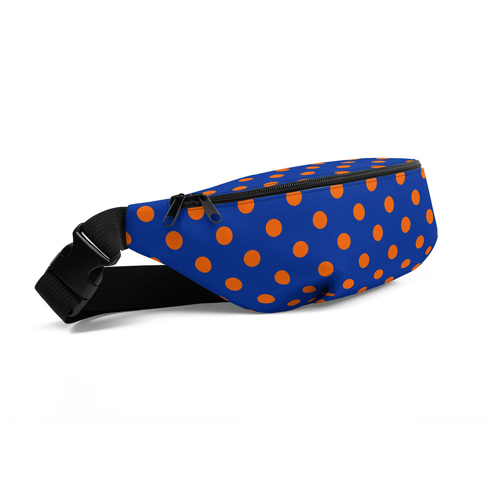 Orange Sky Dot Fanny Pack
