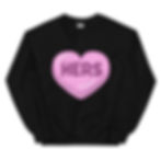 Forever Hers Pink Candy Heart Sweatshirt