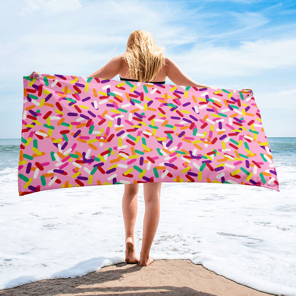 Strawberry Sprinkles Towel