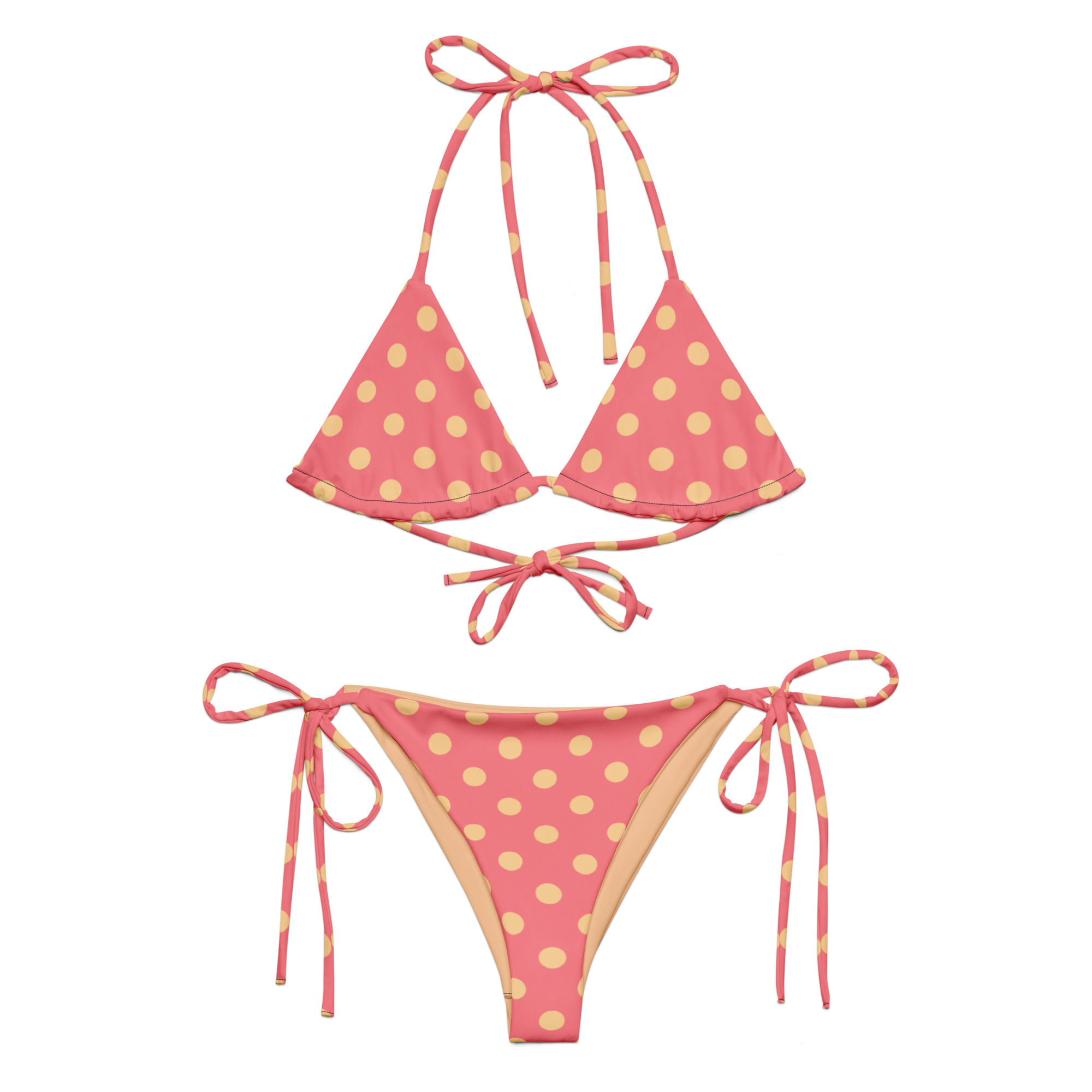Bubba Shrimp Dots String Bikini