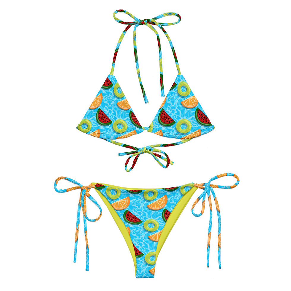 Fruity Floaties String Bikini