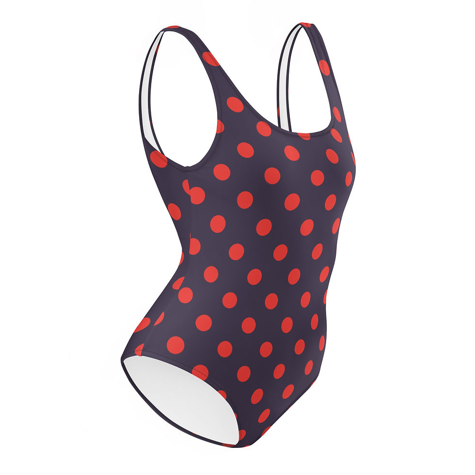 Poison Apple Dots One-Piece Swimsuit