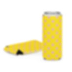 Cotton Candy Dots Can Coozie