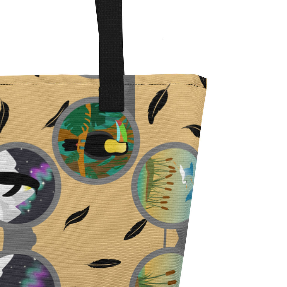 Birding Large Tote Bag