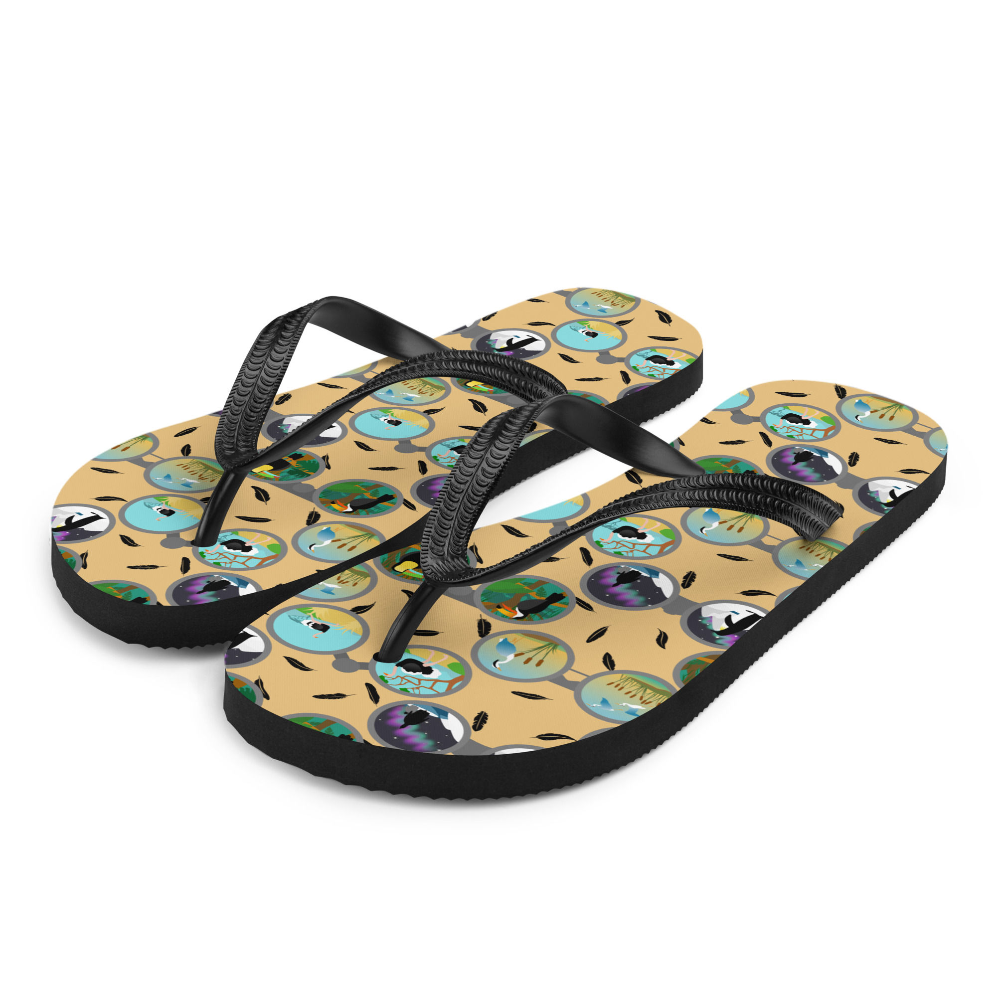Birding Flip-Flops
