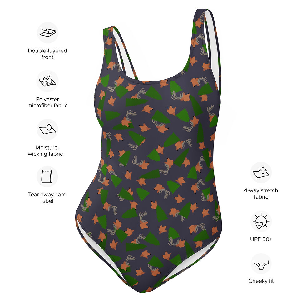 Thumbnail: Oh Deer One-Piece Swimsuit