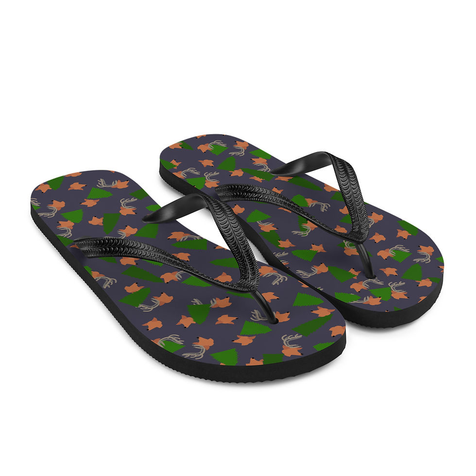Thumbnail: Oh Deer Flip-Flops