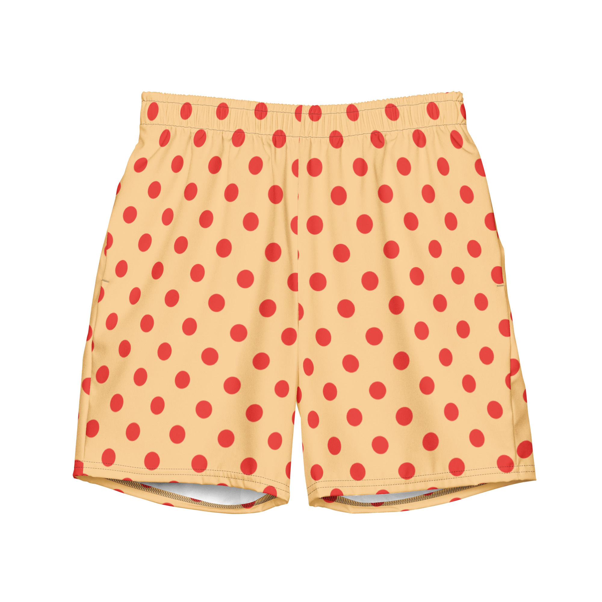 Cream Soda Dots Swim Trunks