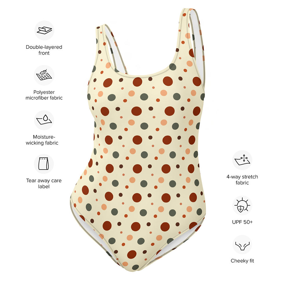 Thumbnail: PEI Polka Dots One-Piece Swimsuit